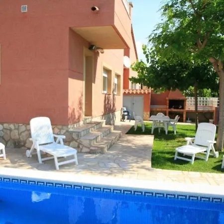 Villa Con Jardin Y Piscina Privada 8 Personas En Tres Calas, Cerca De Ametlla De Mar - Hisp-217-7 *