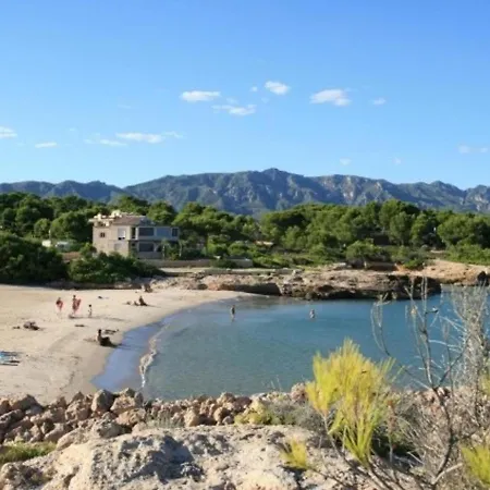 Con Jardin Y Piscina Privada 8 Personas En Tres Calas, Cerca De Ametlla De Mar - Hisp-217-7 Villa *